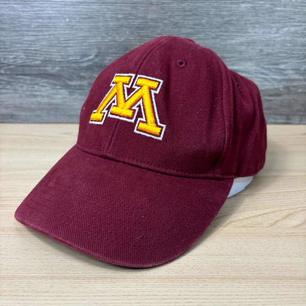 Minnesota Golden Gophers Hat Cap Strap Red Maroon U of M Adjustable